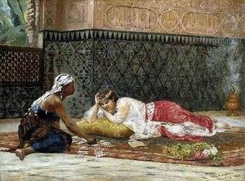 unknow artist Arab or Arabic people and life. Orientalism oil paintings  293 China oil painting art